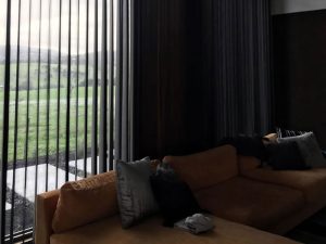Gray Veri shades in a living room