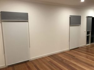 gray indoor roller blinds