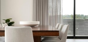 S Fold Sheer Curtains in fabric Nettex Bali Ash Dining Room 1024x490 acf cropped 1