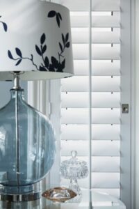 plantation shutters for a living room