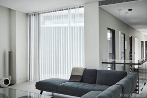 Veri shades curtain in a living area