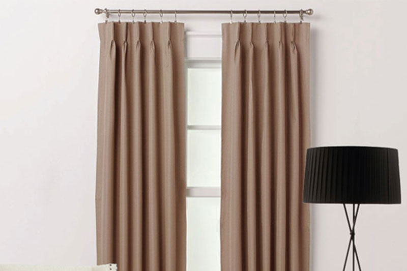 brown curtains for indoors
