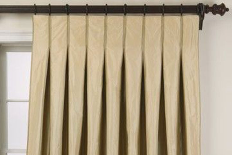 brown indoor curtains