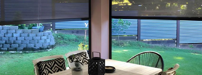 Outdoor blinds garden